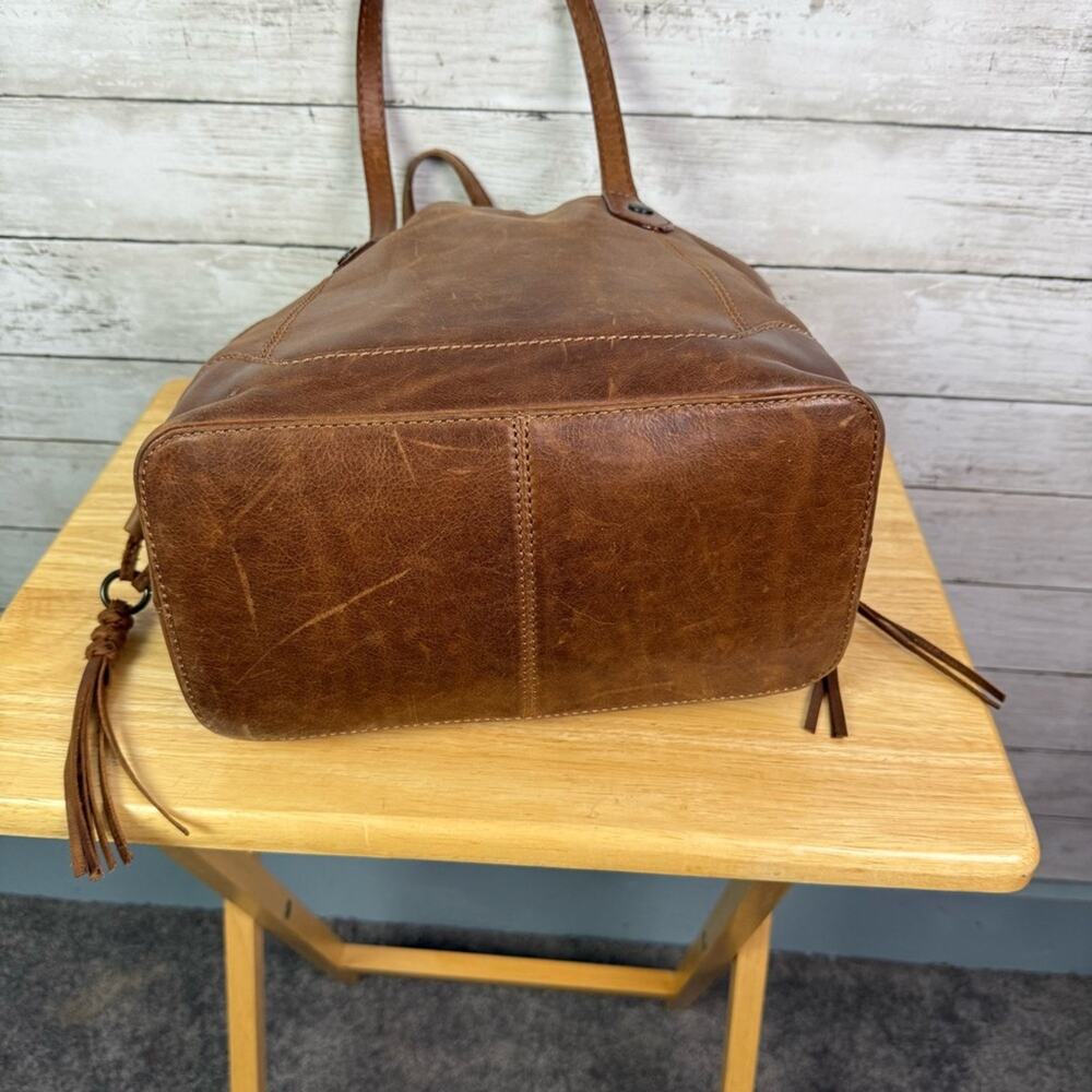 Brown Leather Tote Bag - Picture 5 of 8
